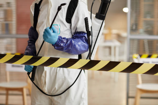 Professional Biohazard Cleanup technician working in Kamuela, HI